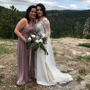 Chicky Convertible Bridesmaid’s Dress - Mauve